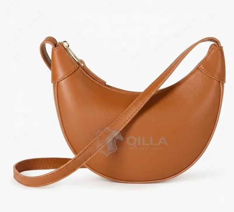 Qilla International Crescent Half-Moon Crossbody (PB 704)